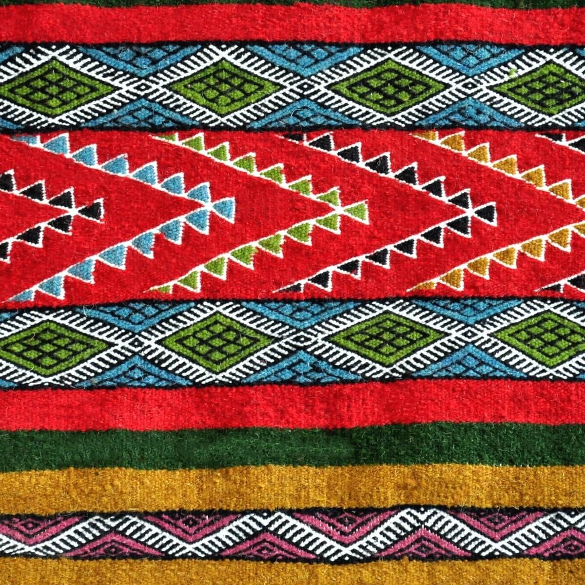 Tapete berbere Tapete Kilim longo Huelva 60x190 Multicor (Tecidos à mão, Lã) Tapete tunisiano kilim, estilo marroquino. Tapete r