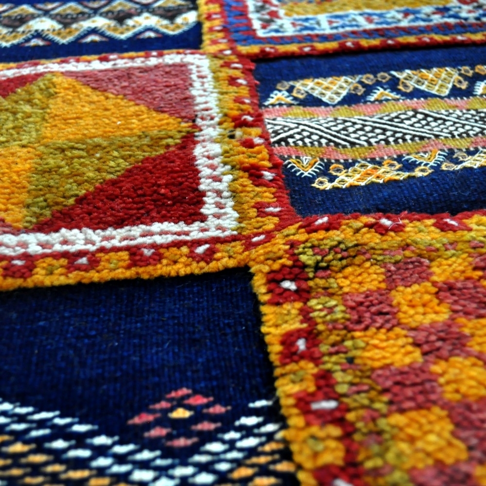 Tapis berbère Tapis Glaoui Atlas 65x290 Multicolore (Tissé main, Laine, Maroc) Ce tapis de type Glaoui est un tapis fait main pr