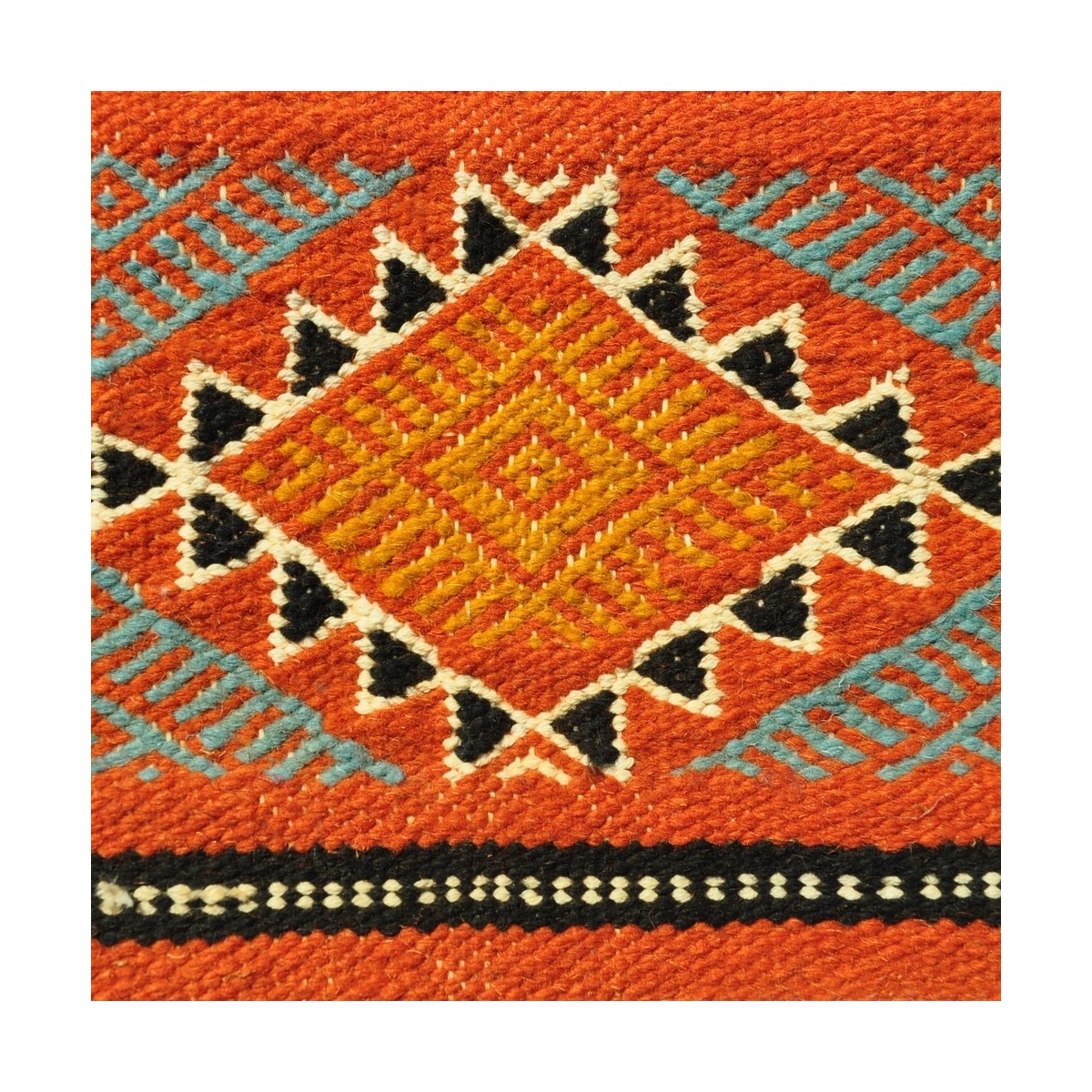 Berber tapijt Tapijt Kilim Sayada 67x100 Veelkleurig (Handgeweven, Wol, Tunesië) Tunesisch kilimdeken, Marokkaanse stijl. Rechth