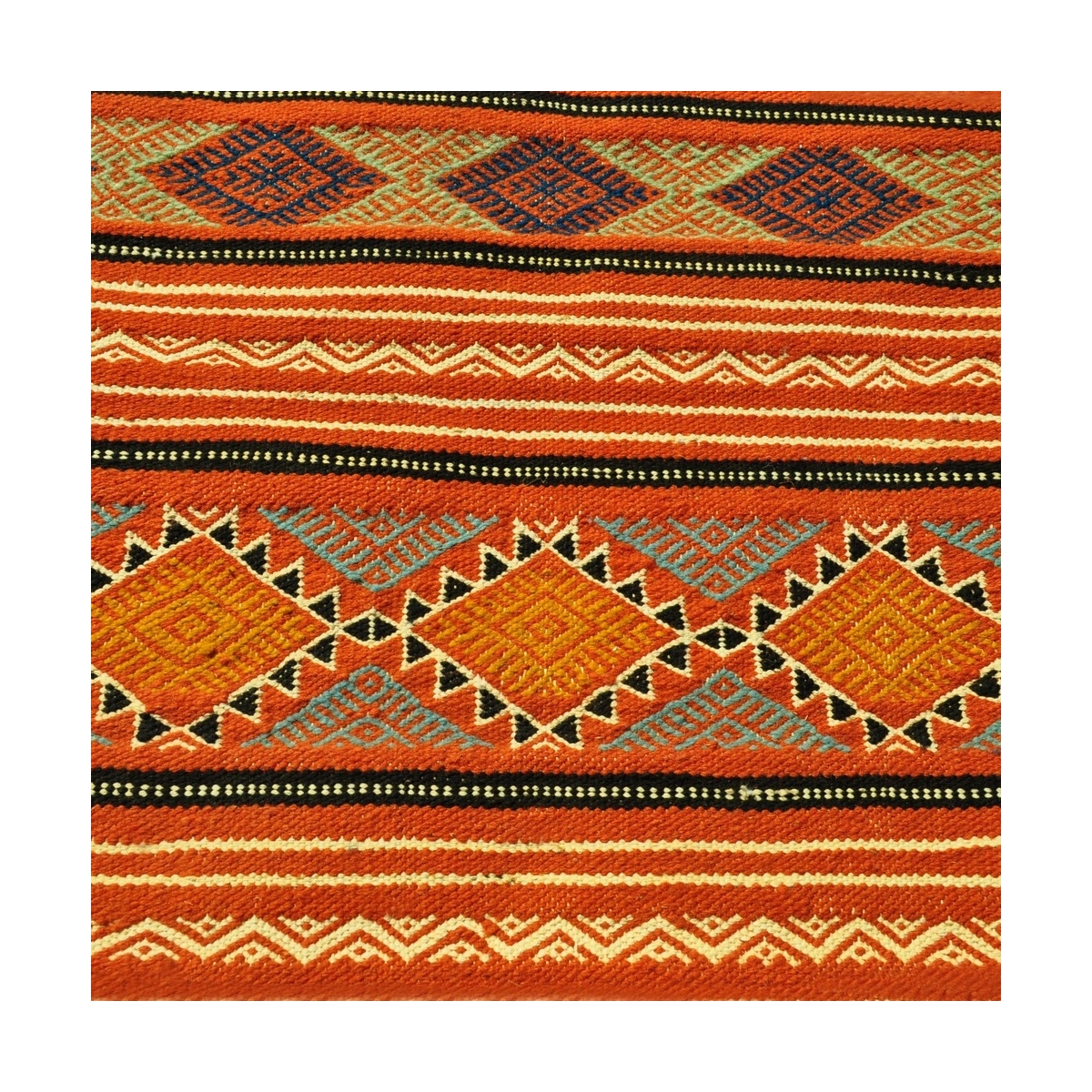 Berber carpet Rug Kilim Sayada 67x100 Multicolour (Handmade, Wool, Tunisia) Tunisian Rug Kilim style Moroccan rug. Rectangular c