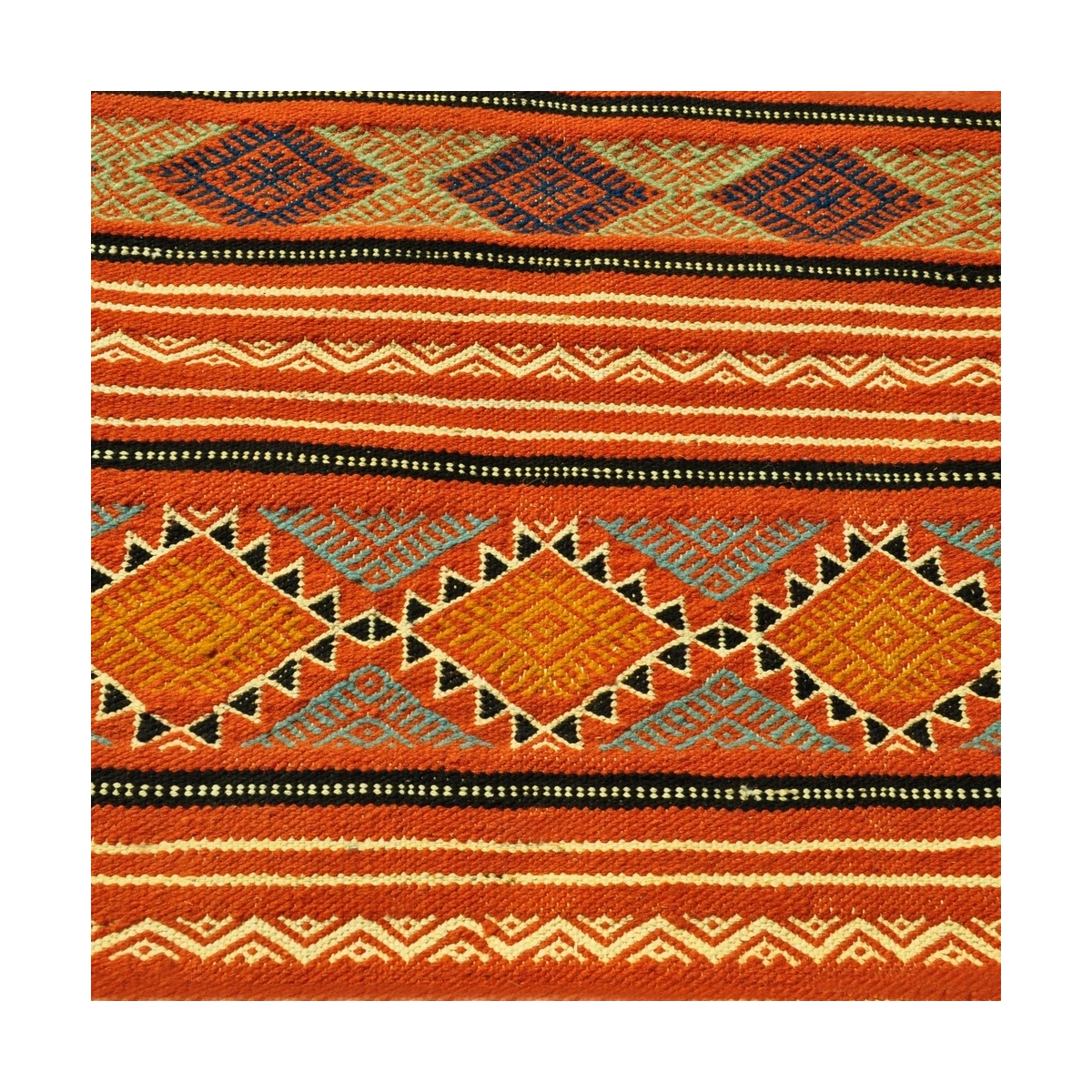 tappeto berbero Tappeto Kilim Sayada 67x100 Multicolore (Fatto a mano, Lana, Tunisia) Tappeto kilim tunisino, in stile marocchin