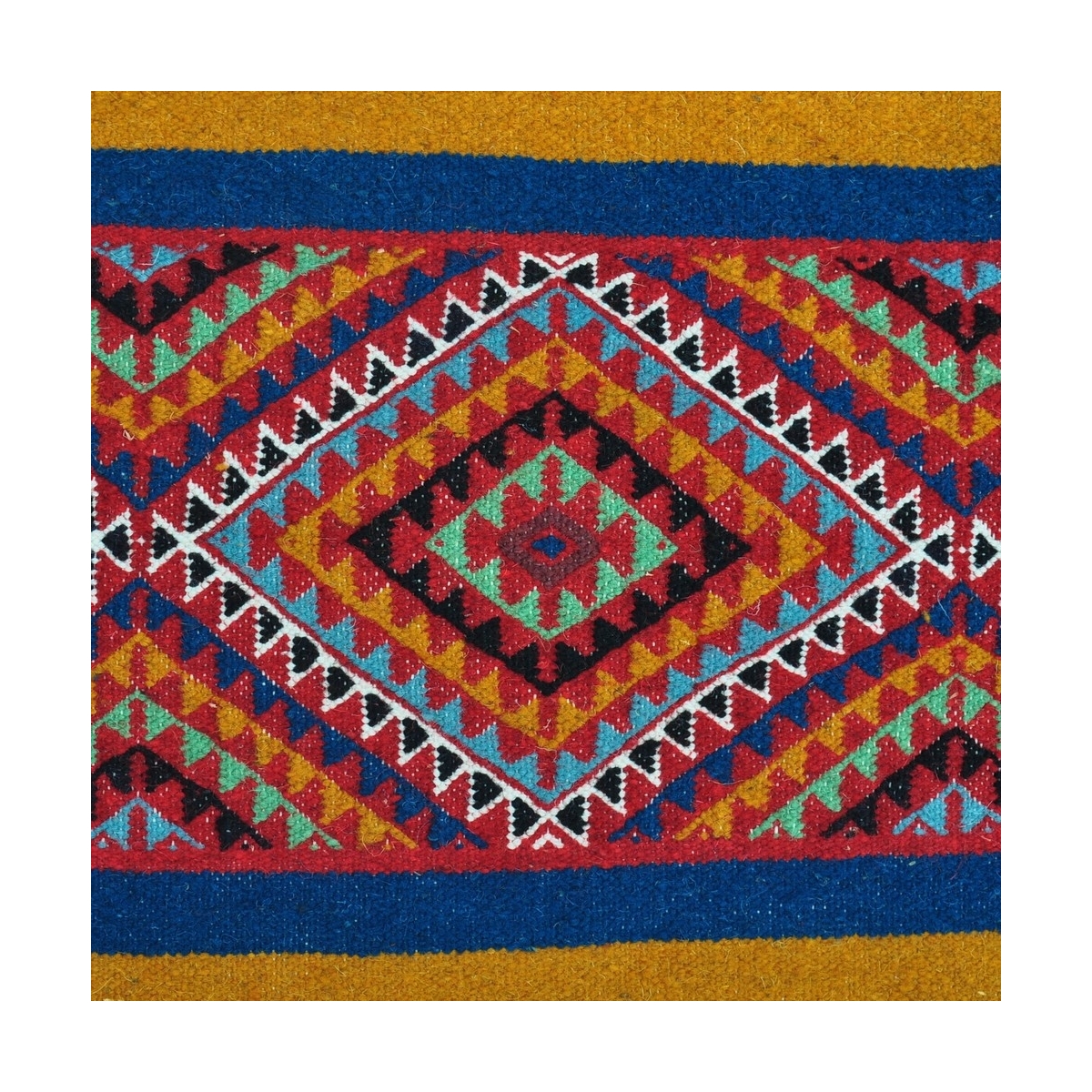 Berber carpet Rug Kilim Kef 60x110 Multicolour (Handmade, Wool) Tunisian Rug Kilim style Moroccan rug. Rectangular carpet 100% w