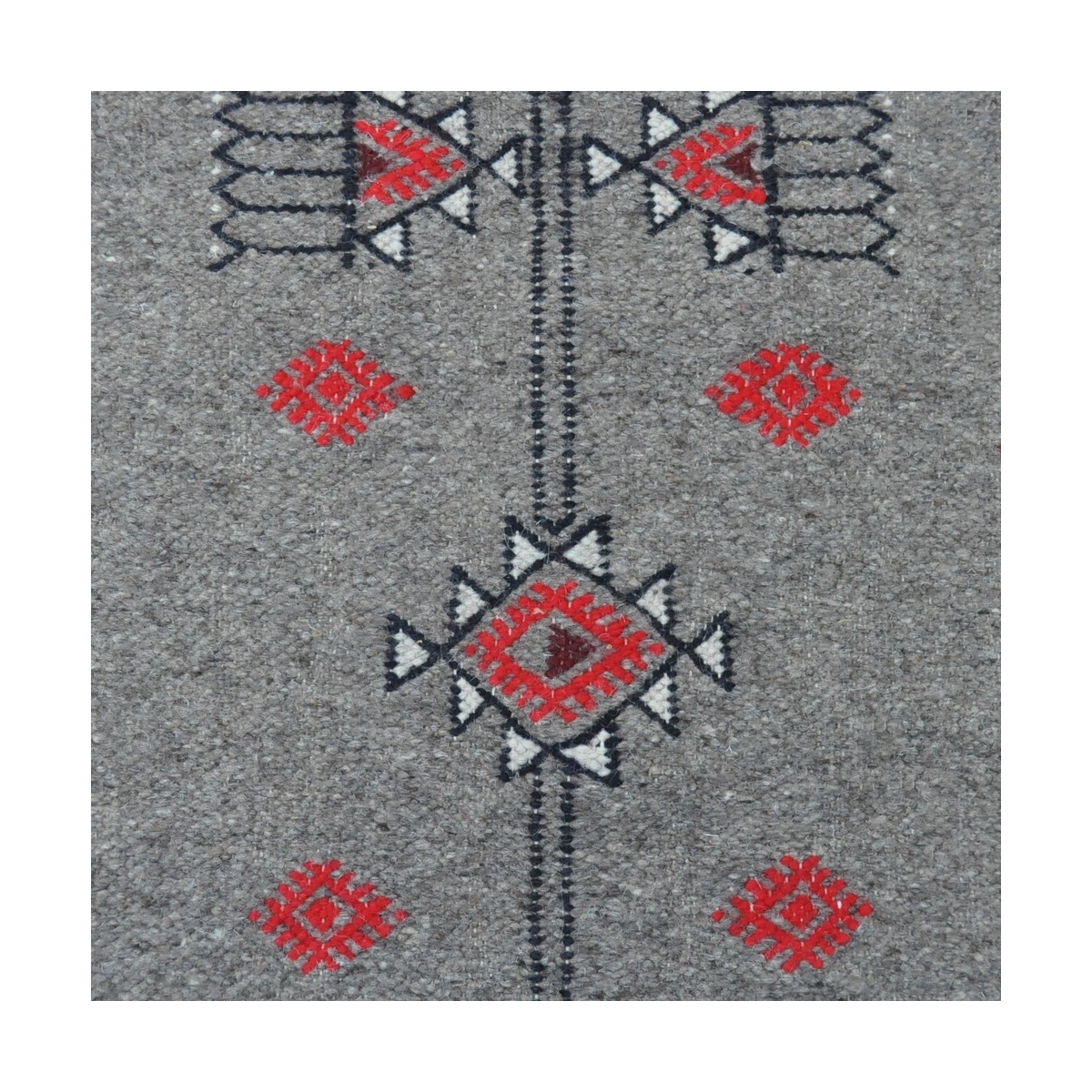Tapete berbere Tapete Kilim longo Marwen 65x230 Azul (Tecidos à mão, Lã, Tunísia) Tapete tunisiano kilim, estilo marroquino. Tap