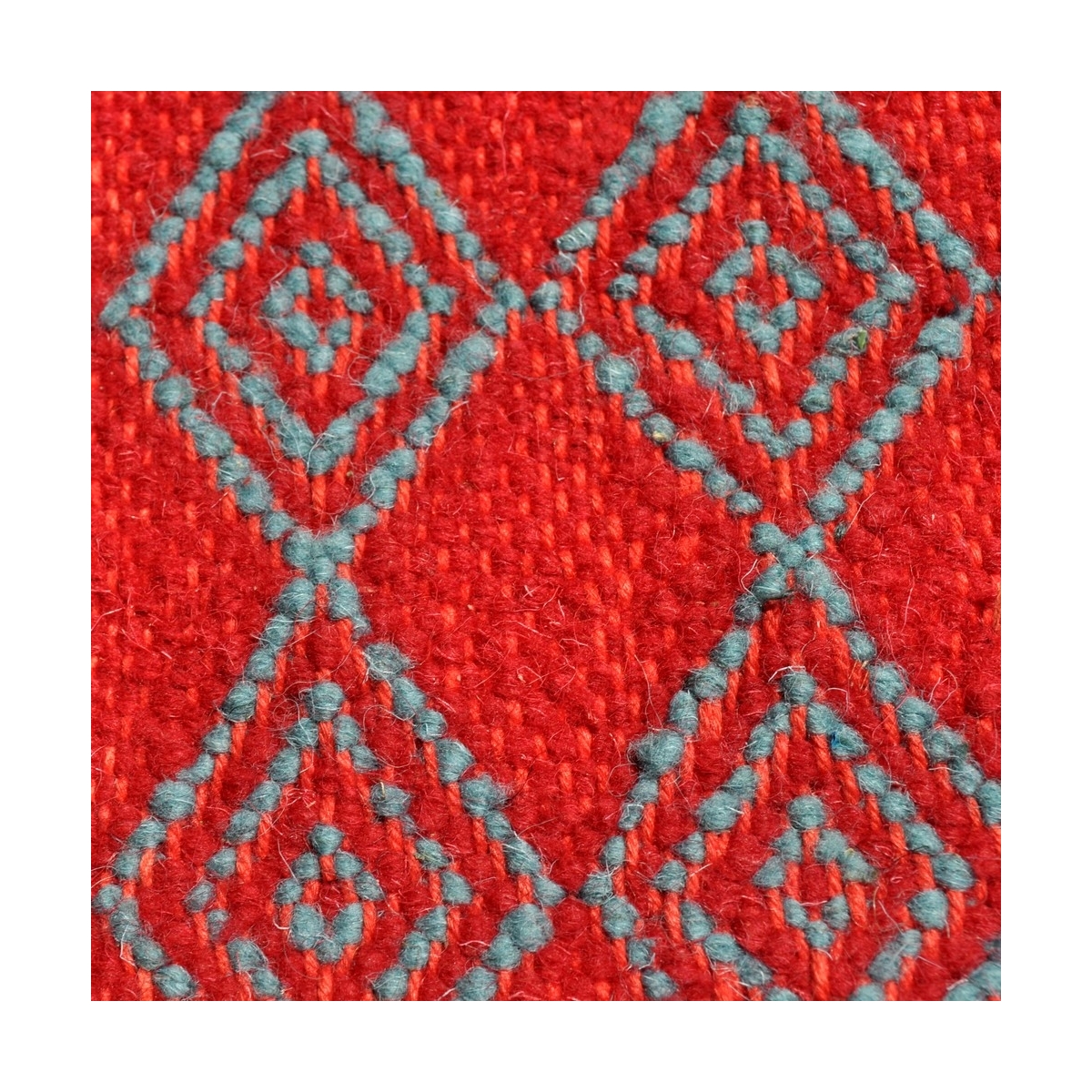 Berber carpet Large Rug Margoum Sarab 200x290 Red (Handmade, Wool, Tunisia) Tunisian margoum rug from the city of Kairouan. Rect
