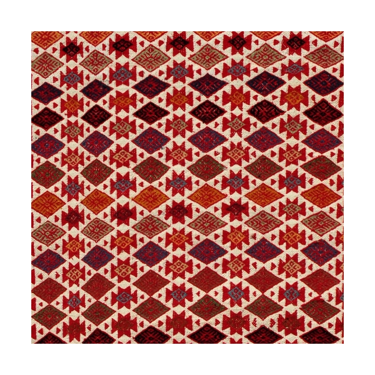Tapete berbere Tapete Kilim longo Jeyed 70x200 Multicor (Tecidos à mão, Lã) Tapete tunisiano kilim, estilo marroquino. Tapete re