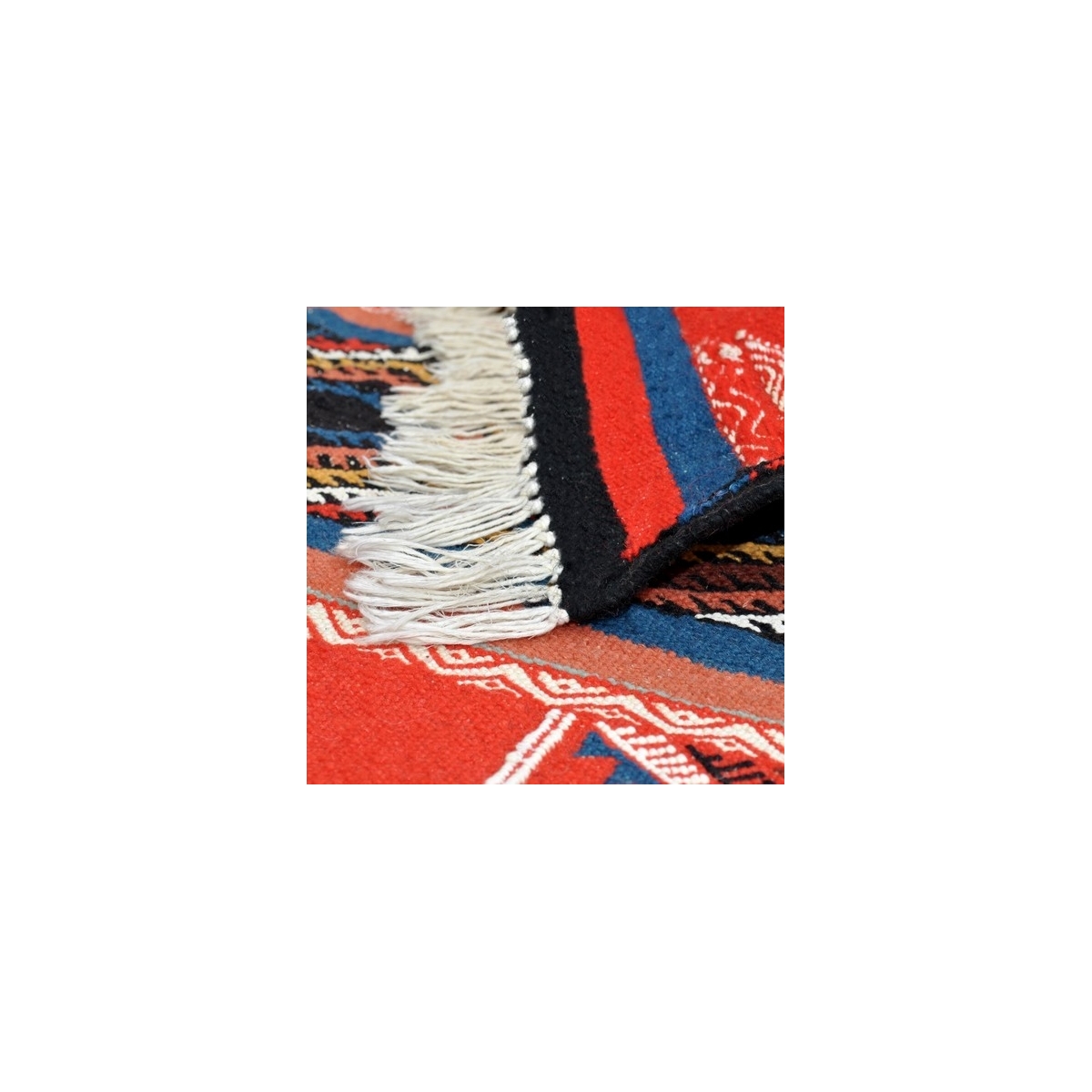 Berber carpet Rug Kilim Akil 77x105 Multicolour (Handmade, Wool) Tunisian Rug Kilim style Moroccan rug. Rectangular carpet 100% 