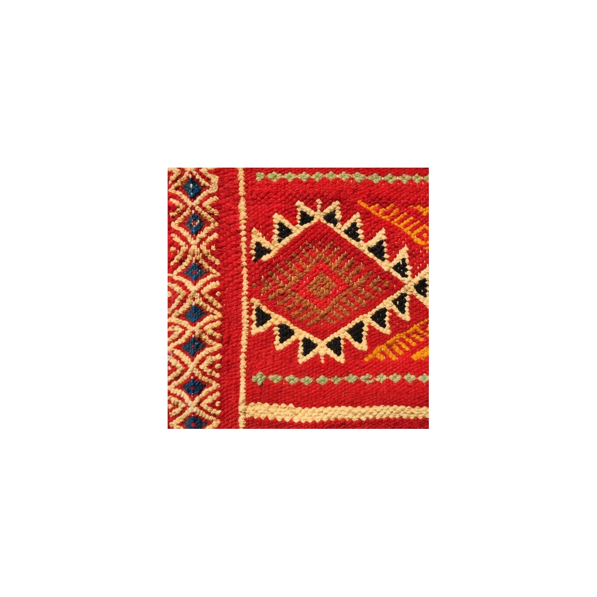 Alfombra bereber Alfombra Kilim largo Kesra 65x205 Multicolor (Hecho a mano, Lana) Alfombra kilim tunecina, estilo marroquí. Alf