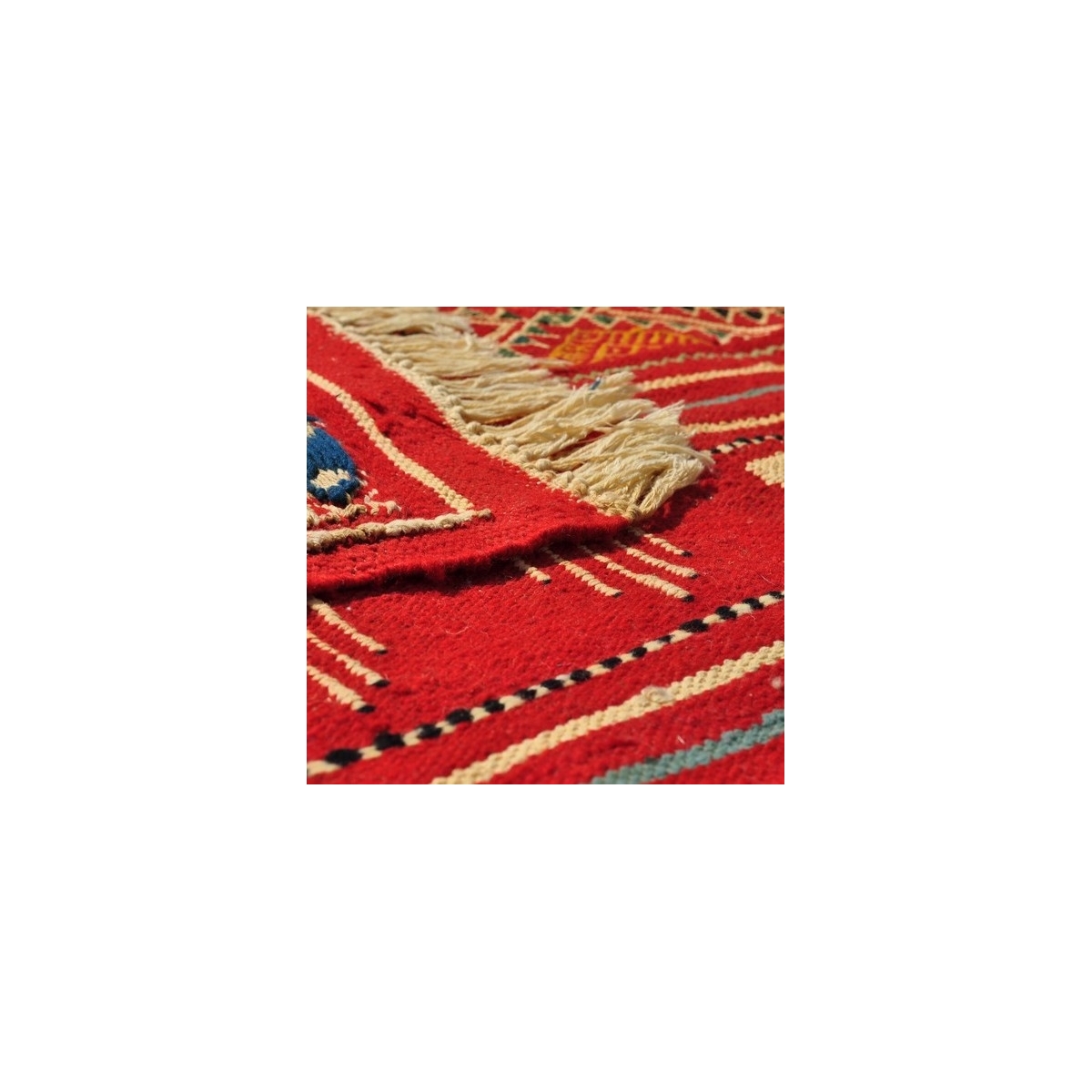 tappeto berbero Tappeto Kilim lungo Midoun 75x205 Multicolore (Fatto a mano, Lana) Tappeto kilim tunisino, in stile marocchino. 