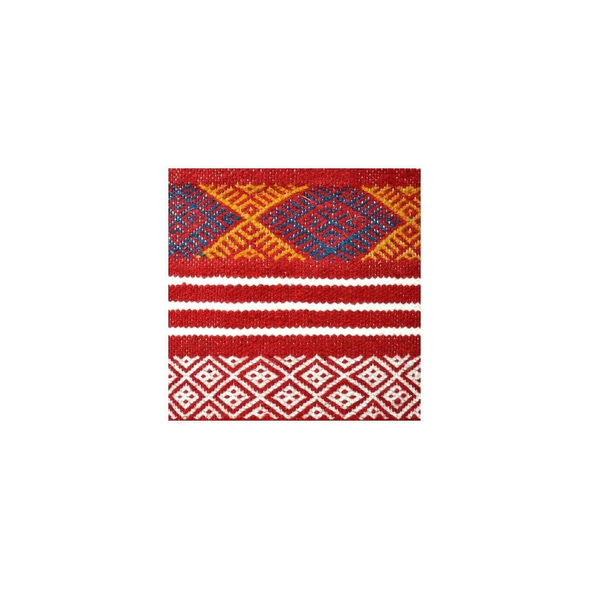 Berber carpet Rug Kilim Zaafrane 105x145 Multicolour (Handmade, Wool, Tunisia) Tunisian Rug Kilim style Moroccan rug. Rectangula
