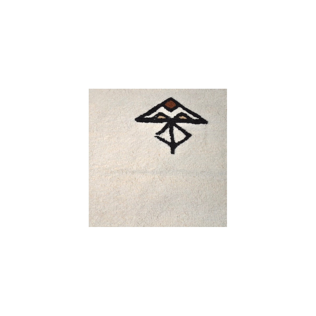 Berber Teppich Teppich Wolle Weiß Fares 175x235 (Handgefertigt, Tunesien) Tunesischer Berber-Teppich aus weißer Wolle, hohes Haa