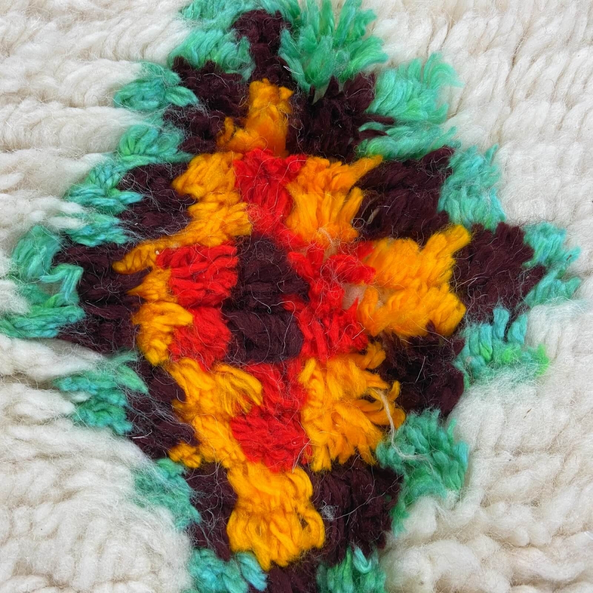 Berber Teppich Teppich Azilal Azwaw 160x255 Weiß/Mehrfarbig  (Handgefertigt, Wolle, Marokko) Tunesischer Margoum-Teppich aus der