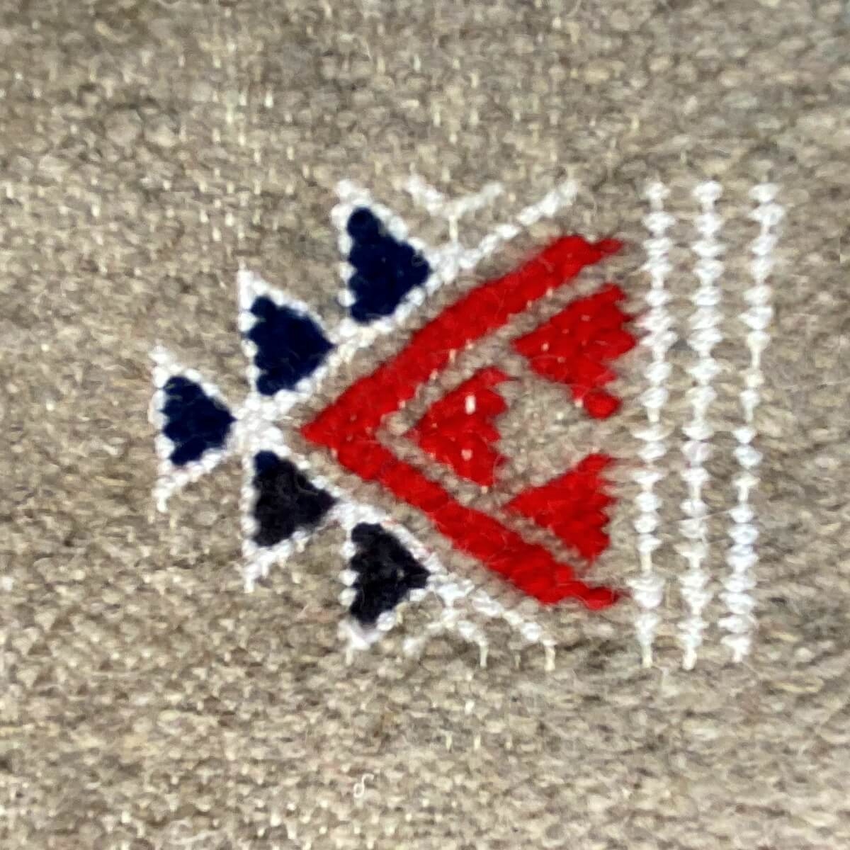 Alfombra bereber Alfombra Kilim largo Faskat 68x194 Gris (Hecho a mano, Lana, Túnez) Alfombra kilim tunecina, estilo marroquí. A