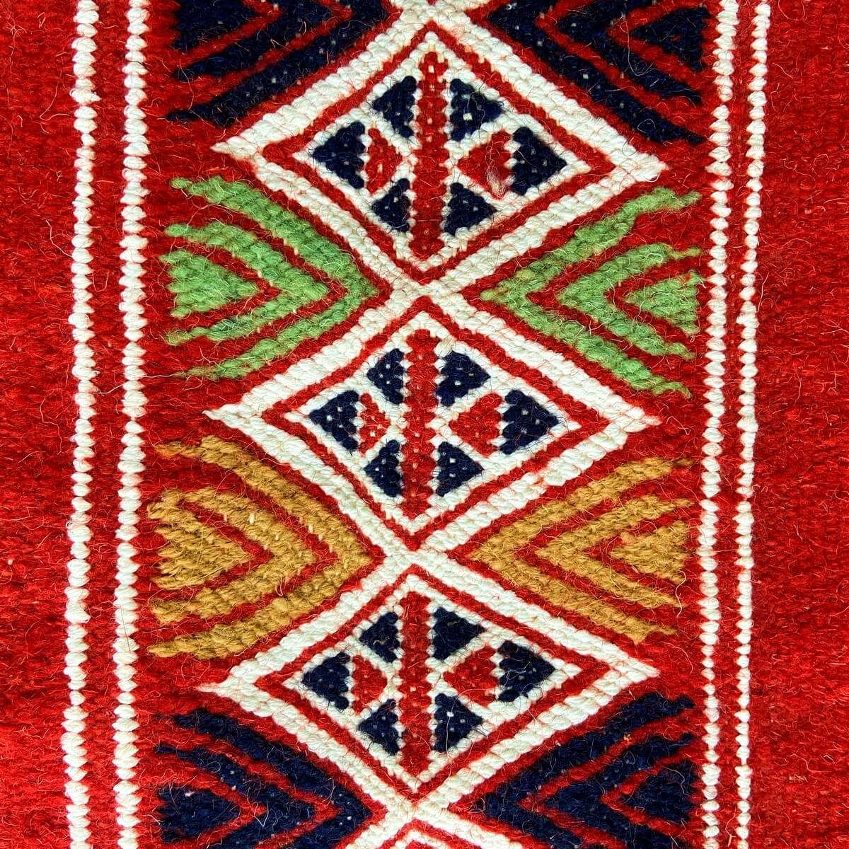 Berber Teppich Teppich Kelim lang Senniri 58x197 Mehrfarben (Handgewebt, Wolle) Tunesischer Kelim-Teppich im marokkanischen Stil