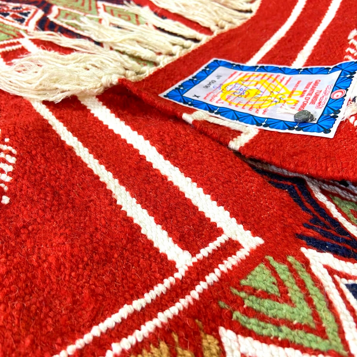 Berber Teppich Teppich Kelim lang Senniri 58x197 Mehrfarben (Handgewebt, Wolle) Tunesischer Kelim-Teppich im marokkanischen Stil