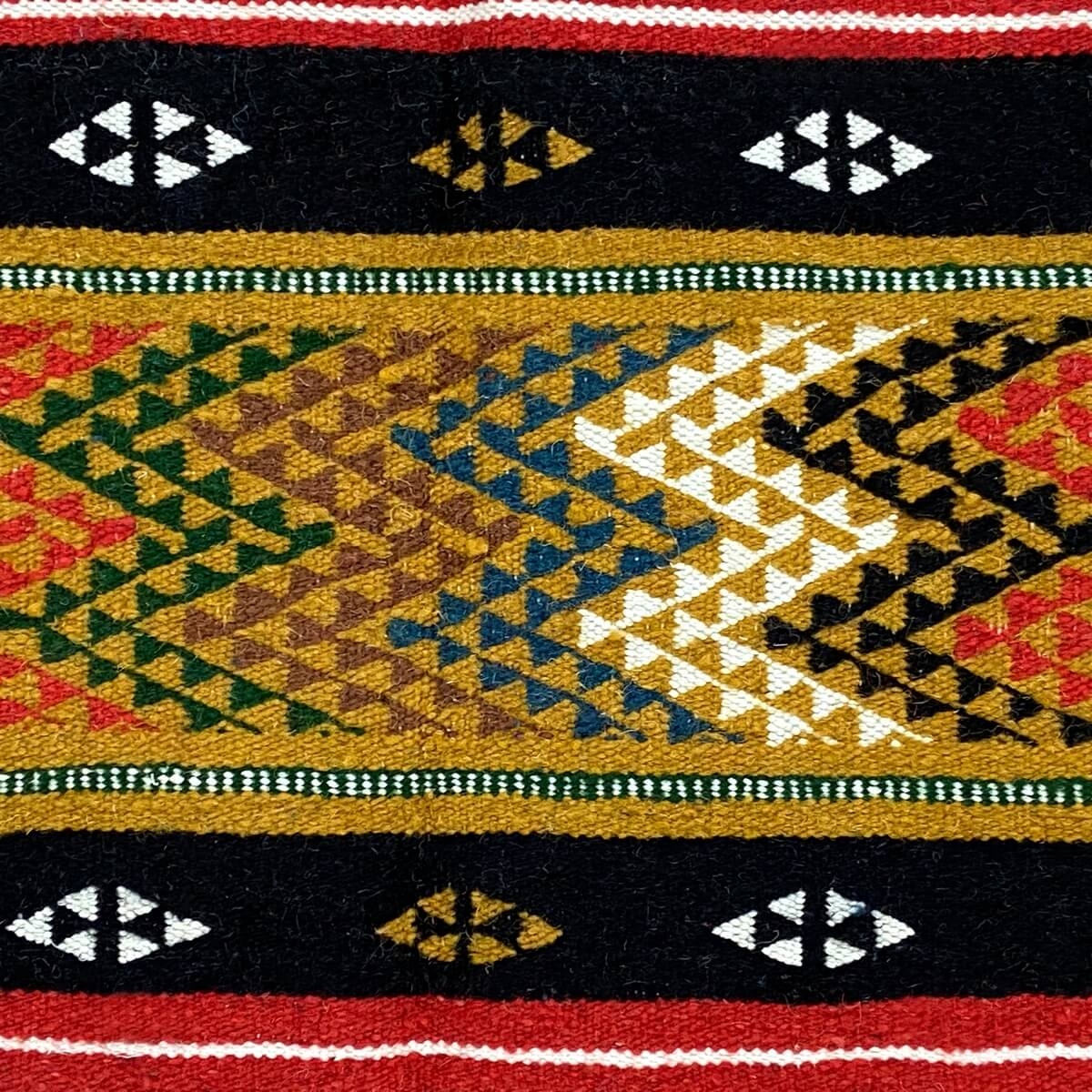 tappeto berbero Tappeto Kilim Intmayen 95x170 Multicolore (Fatto a mano, Lana) Tappeto kilim tunisino, in stile marocchino. Tapp