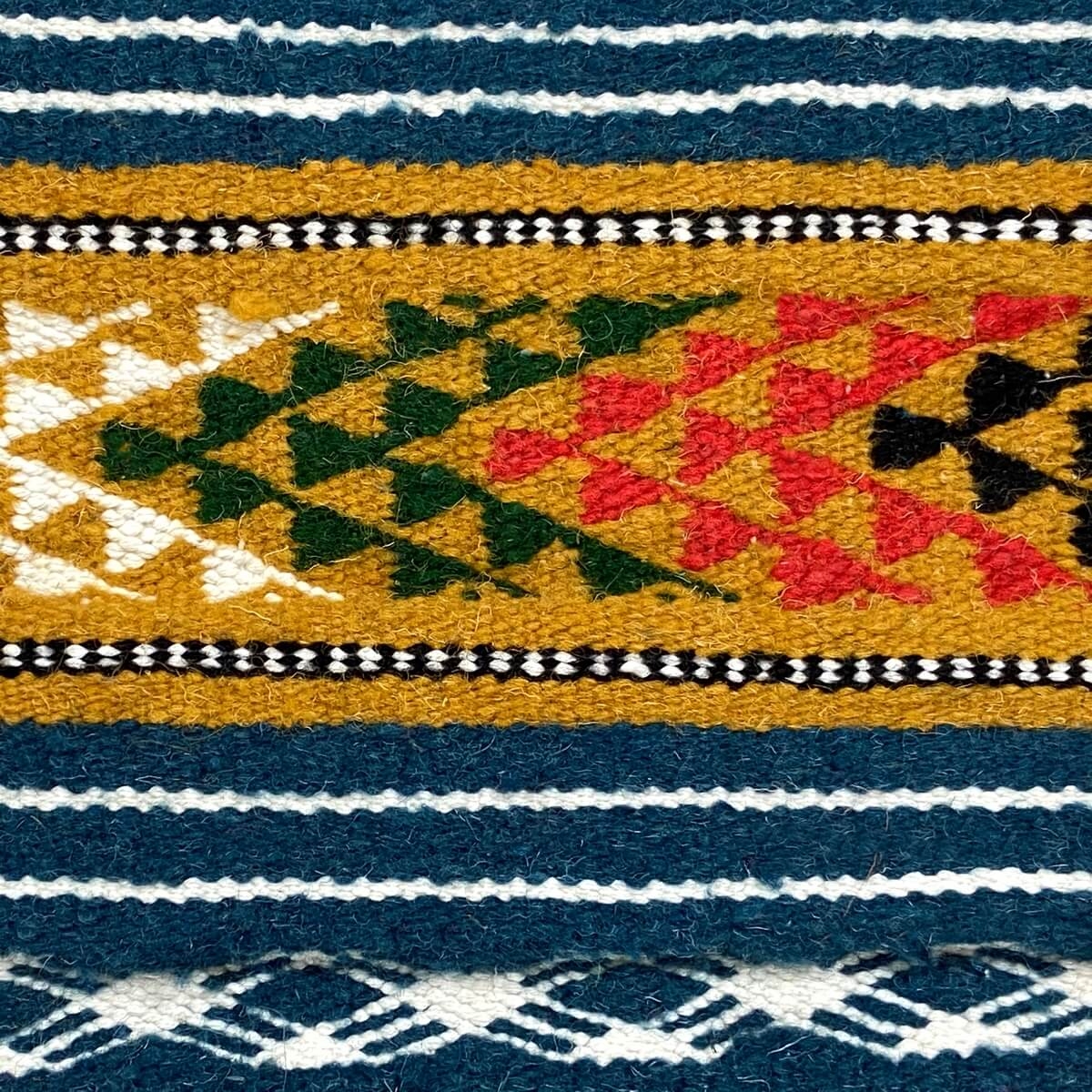 Tapis berbère Tapis Kilim Intmayen 95x170 Multicolore (Tissé main, Laine) Tapis kilim tunisien style tapis marocain. Tapis recta