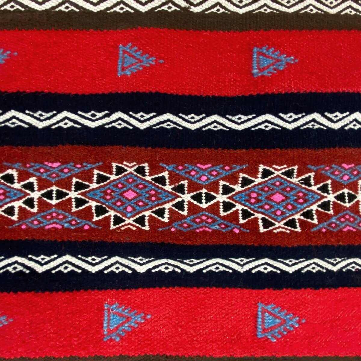 tappeto berbero Tappeto Kilim lungo Fhal 70x255 Multicolore (Fatto a mano, Lana) Tappeto kilim tunisino, in stile marocchino. Ta