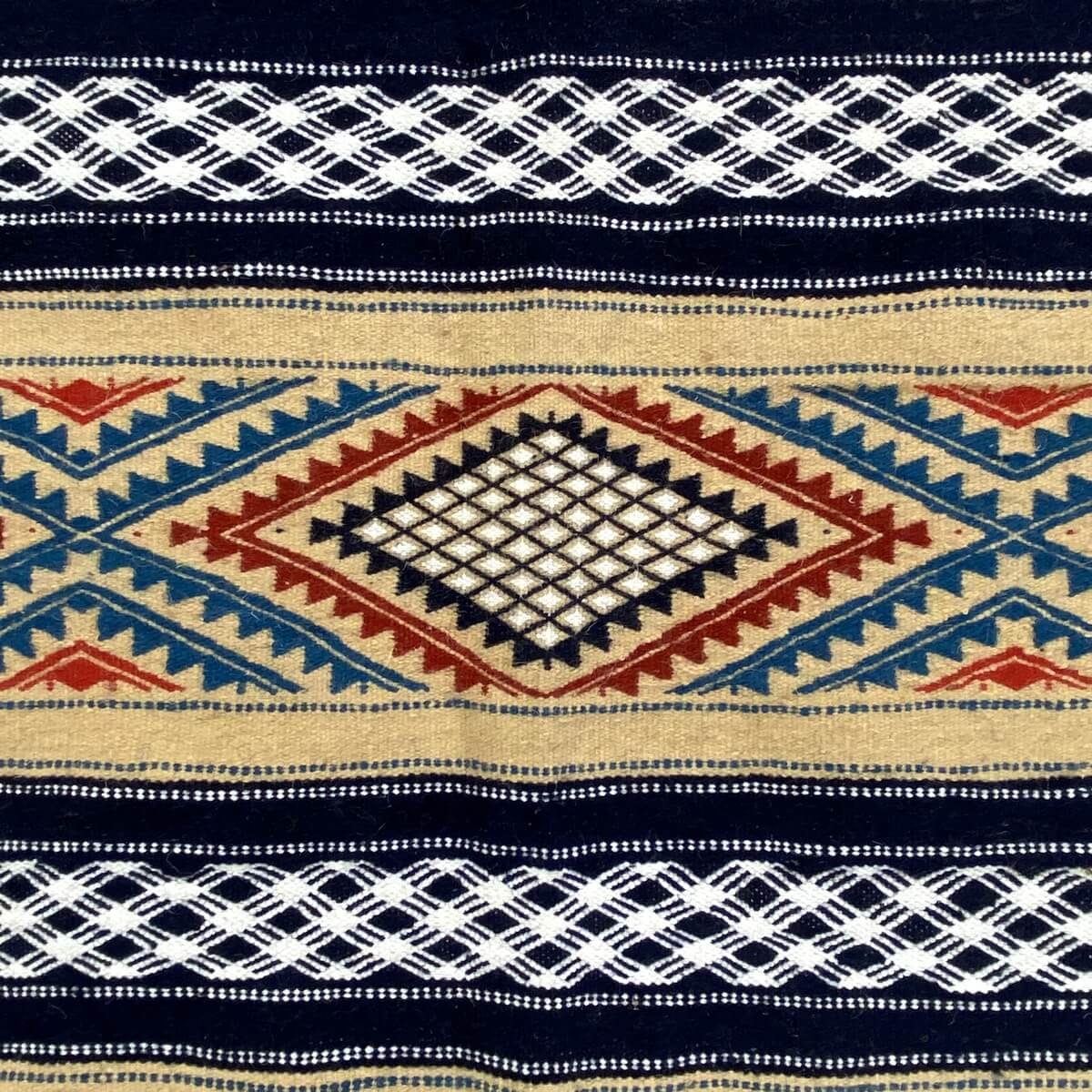 Berber carpet Rug Kilim Aouina 96x153 Multicolour (Handmade, Wool) Tunisian Rug Kilim style Moroccan rug. Rectangular carpet 100