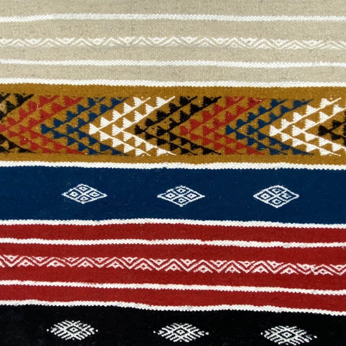 Tapete berbere Tapete Kilim longo Tadla 60x190 Multicor (Tecidos à mão, Lã) Tapete tunisiano kilim, estilo marroquino. Tapete re