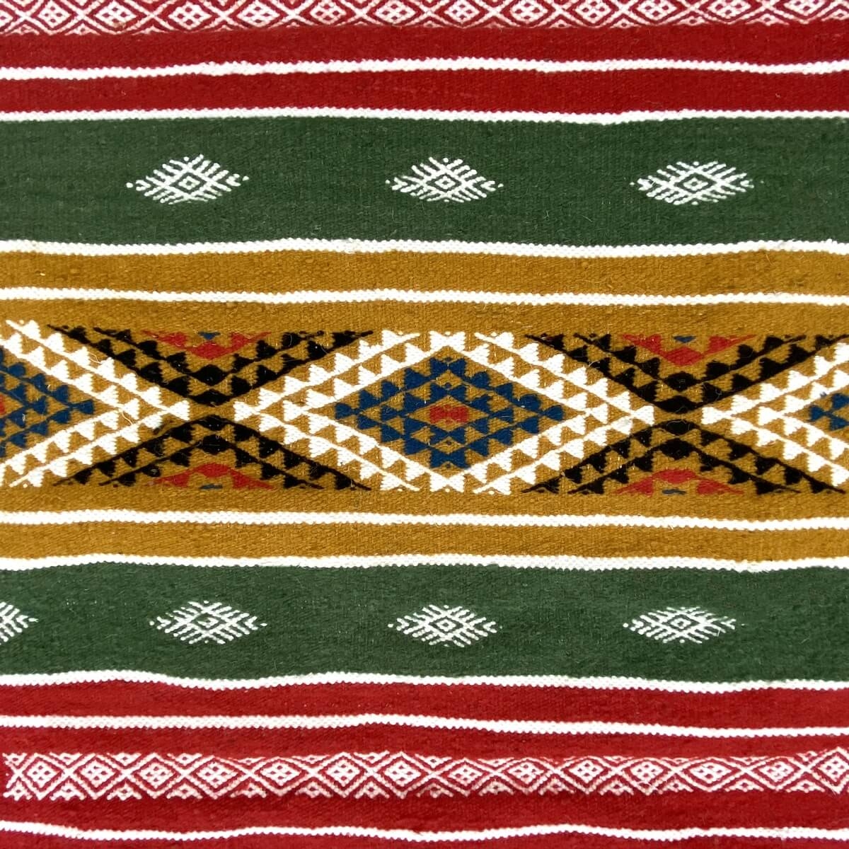 Tapete berbere Tapete Kilim longo Tadla 60x190 Multicor (Tecidos à mão, Lã) Tapete tunisiano kilim, estilo marroquino. Tapete re