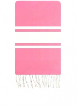 Berber carpet Fouta Kids Lola - 70x140 - Pink - 100% cotton Original fouta towel from Tunisia. Classic format 100x200 cm, 100% c