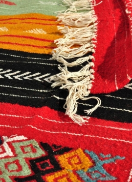 Tapete Kilim Tazarka 115x220 Multicor (Tecidos à mão, Lã, Tunísia)