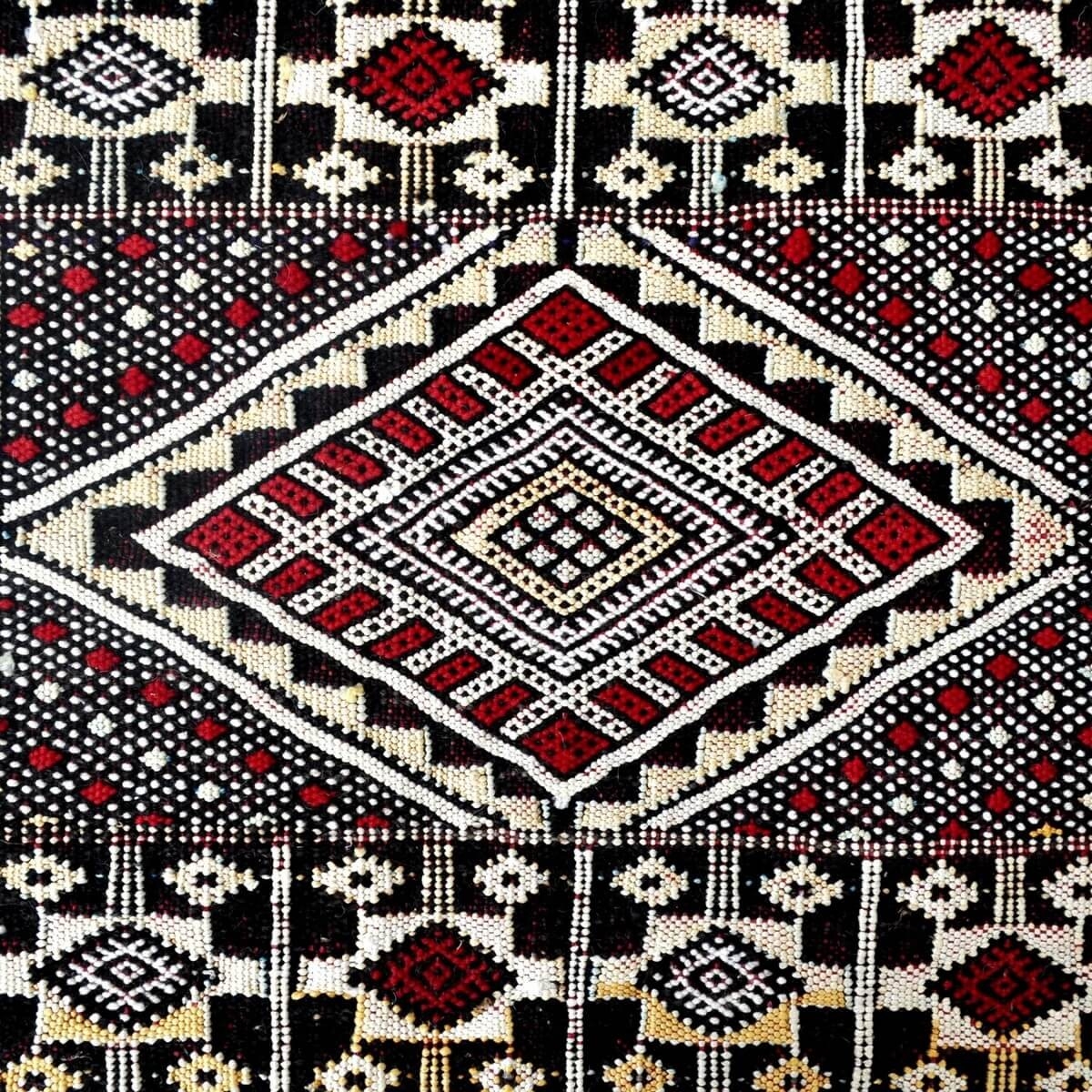 tappeto berbero Grande Tappeto Hanbel Taza 170x235 Blu/Rosso (Fatto a mano, Marocco) Tappeto marocchino fatto a mano in lana e s