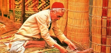 Os fabricantes de esteiras de Nabeul (Tunísia)